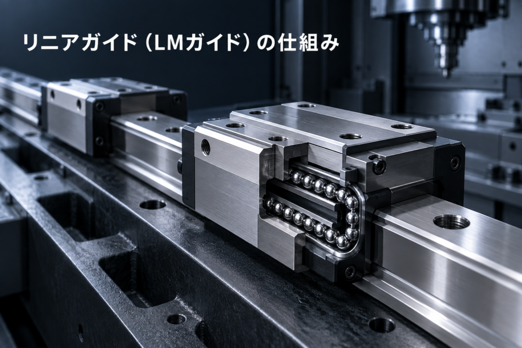 リニアガイド(LMガイド)の仕組み